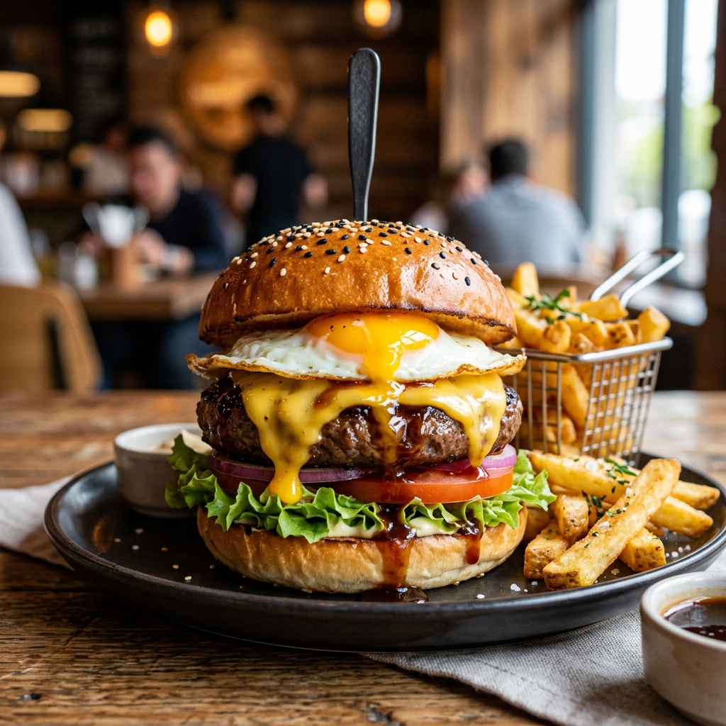 とろったまチーズ テリヤキバーガー